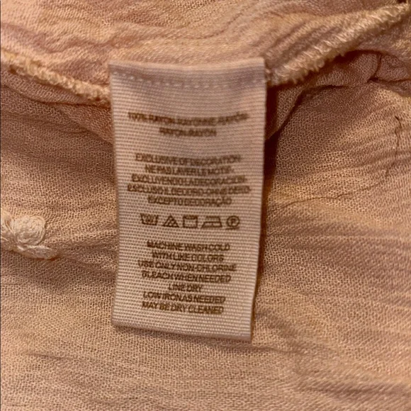 Free People Cream Embroidered Long Dress - Picture 12 of 13